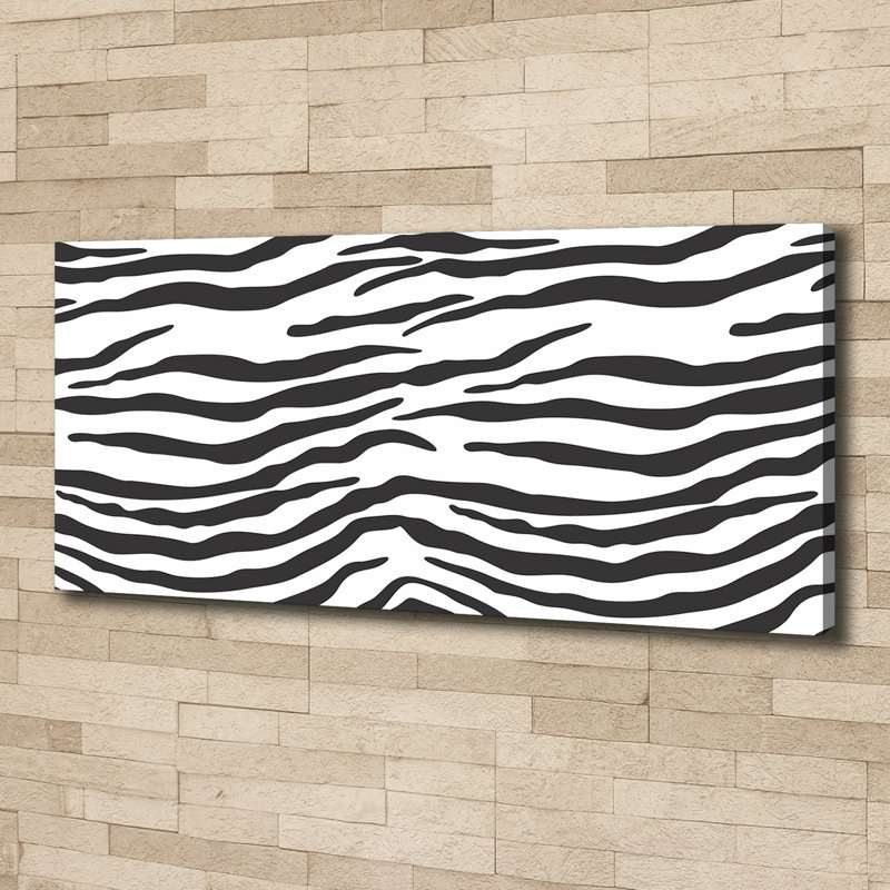 Zebra Background - Wrapped Canvas Print