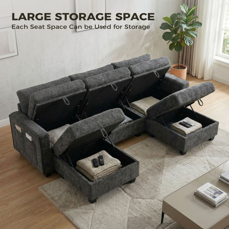 Corner Sofa, Grey