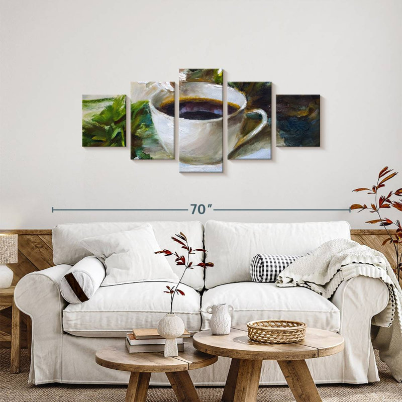 Coffee Cup, 24" H x 55" W