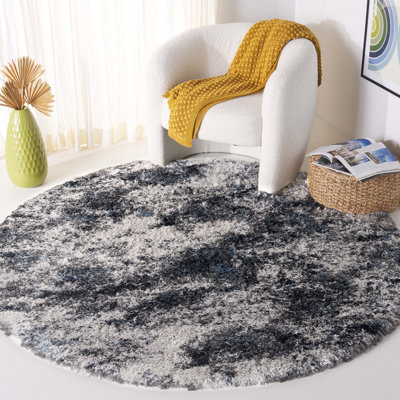 Cloud Shag Performance Abstract Rug