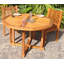 Hatteras Outdoor Round Teak Dining Table-804309691