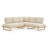Cream Outdoor L-Sectional