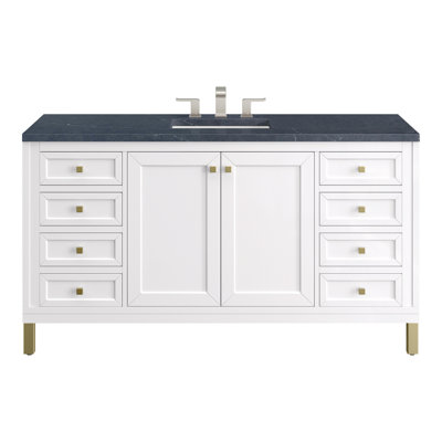 Chicago 60'' Single Bathroom Vanity with Top