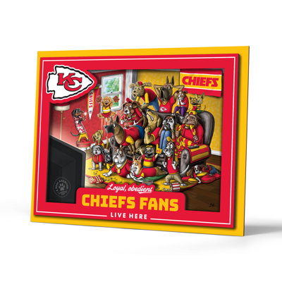  NFL Kansas City Chiefs Purebred Fans, art mural