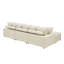Canapé modulaire réversible d'angle avec repose-pieds-542698140