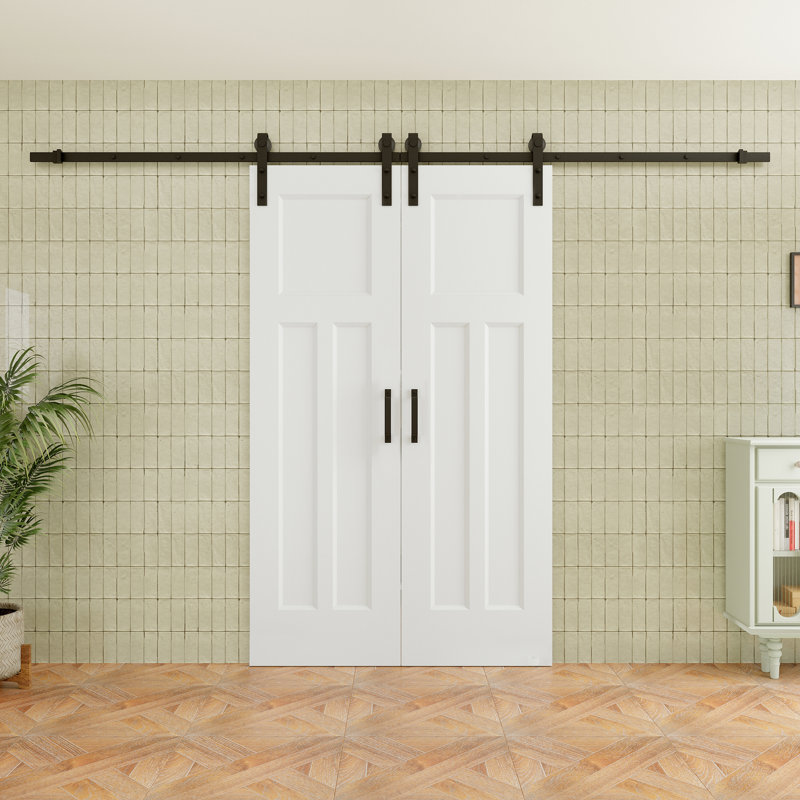 Porte de grange coulissante en bois 80 po H 3 po, 48 po x 80 po
