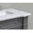 Rea 72'' Double Bathroom Vanity with Carrara Marble Top-1235175104