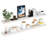 Miami 60" W x 8" D Floating Shelves Set with Invisible Wall Mount Brackets-111448273