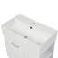 Meuble-lavabo de 21,8 po avec lavabo, armoire flottante murale, grand tiroir, tablette réglable, porte-papier hygiénique, système de fermeture en douceur-114864600