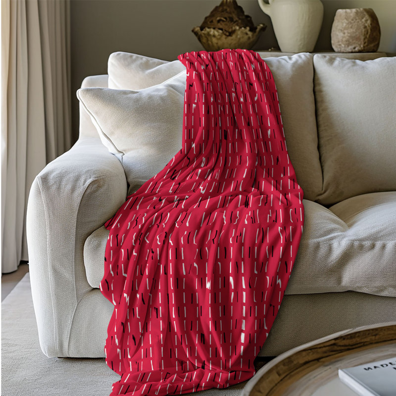 Onyx rouge - couverture Sherpa 1 pièce de qualité supérieure 0150, L 50 po x L 60 po