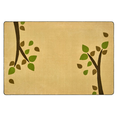 Branching Out KIDSoft™ Tufted Tan Area Rug