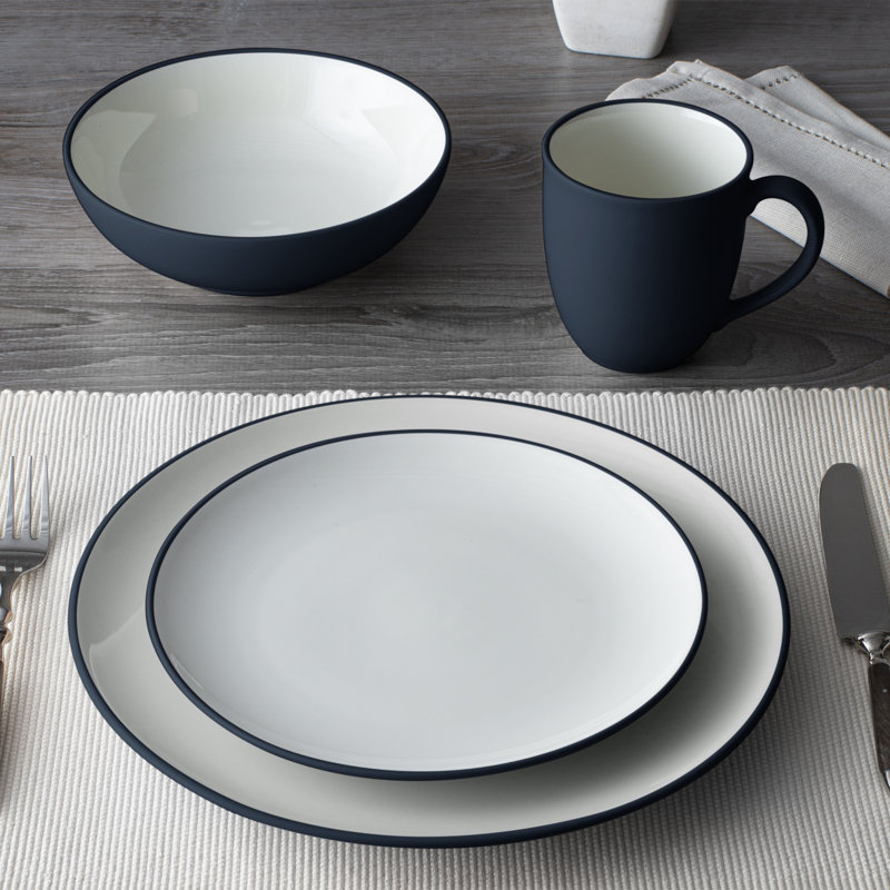 Noritake Colorwave Coupe Salad Plates, 8-1/4", Navy