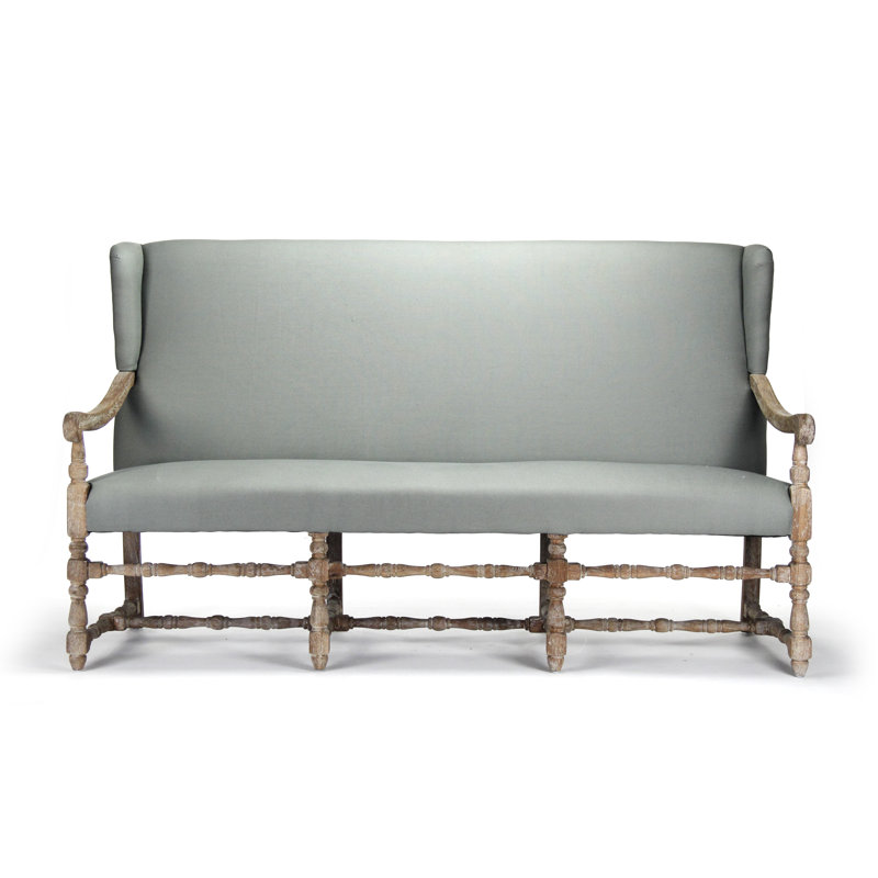 Franck Upholstered Bench, Green