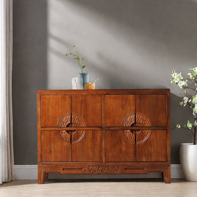 Armoire console en bois de frêne massif