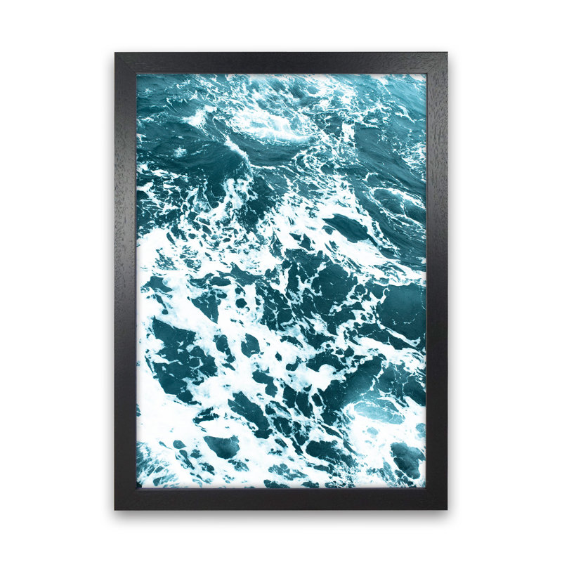 Blue Ocean by Victoria Frost - Print, Black Framed, 88cm H x 64cm W x 3cm D
