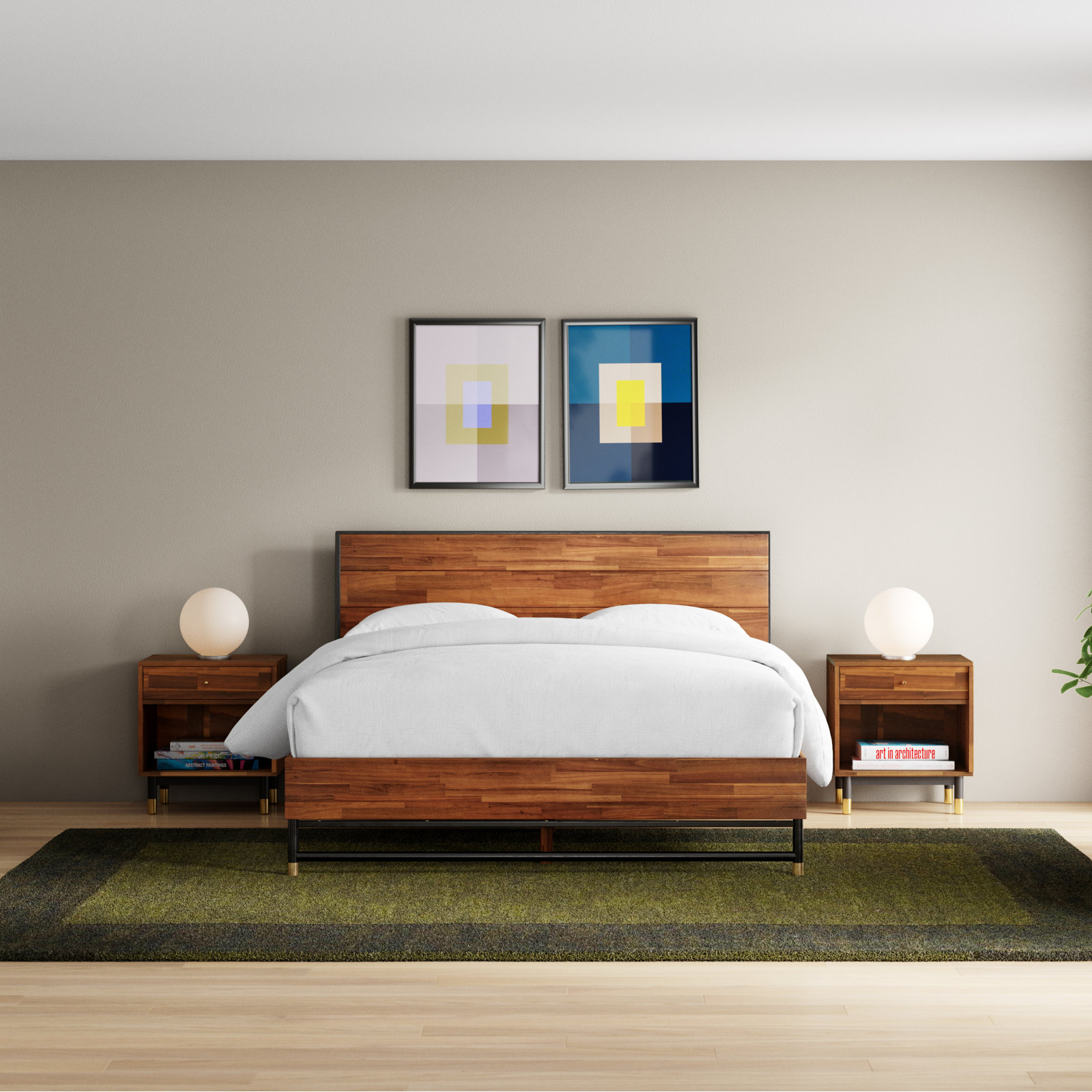 Dakota Solid Wood Bed, King