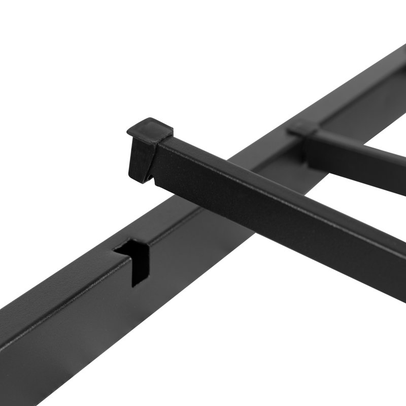 Tabares 14 Inch Metal Platform Bed Frame/Steel Slat Support/No Box Spring Needed, Queen
