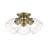 Gunnbjorn 3-Light 14.25" Semi Flush Mount-1569599188