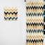 Ivoire Boho Accents Chevron III - Rideau à chevrons - Rideau à chevrons obscurcissant - 1 panneaux-107561945