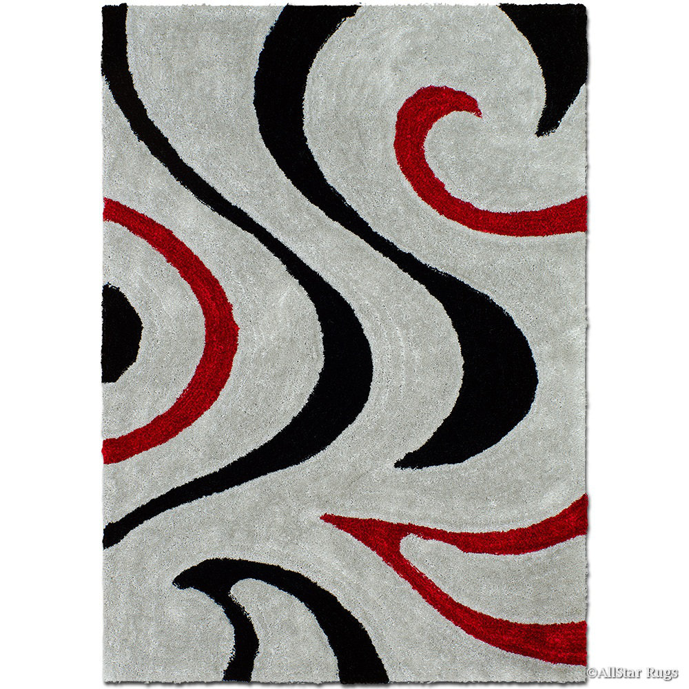 Hand-Tufted Gray Area Rug AllStar Rugs Rug 
