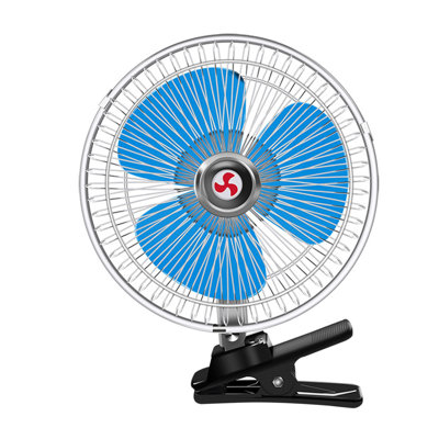 Kbndieu Car Mounted Fan Clip Base 12V Can Be Shaken and Placed Conveniently for Car Fans