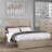 Rustic Style Bed Two Panel Headboard-13967822-13967820
