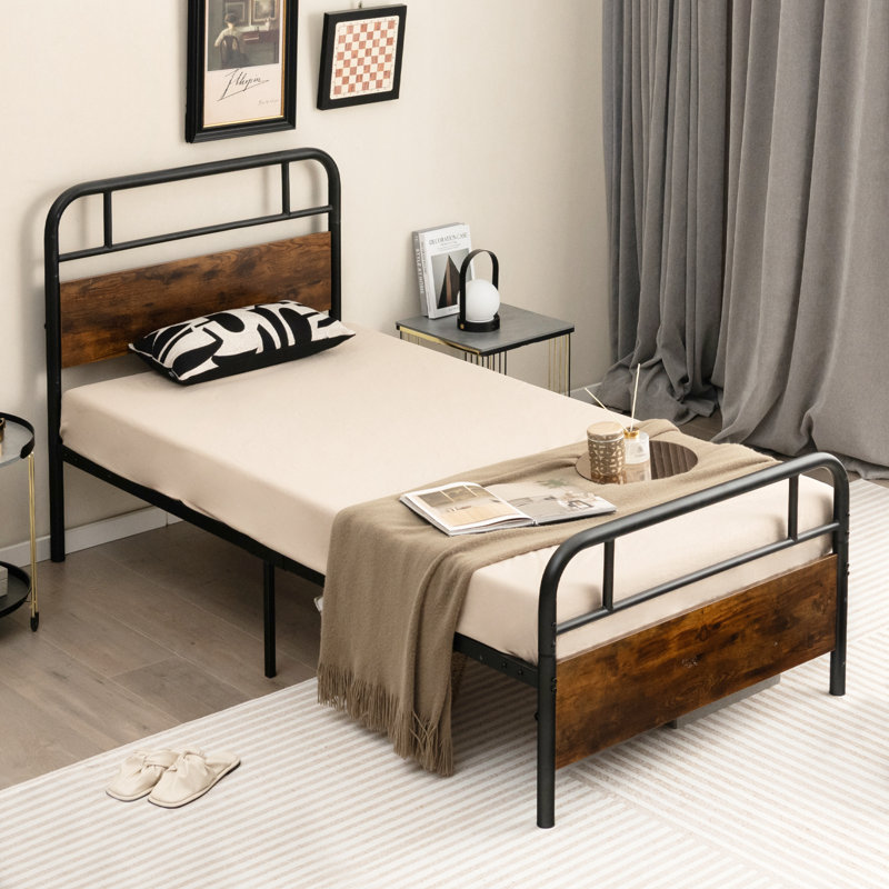 Mohler Metal Open-Frame Bed, Twin
