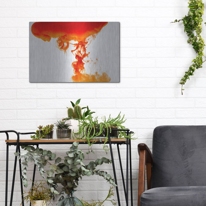 Brayden Studio «Nucléaire Explosion» par Luxe Portfolio, art mural en métal, H 12 po x l 16 po