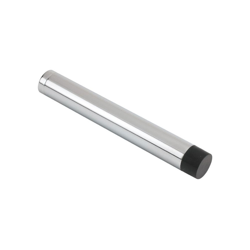 Brass Skirting Fixed Door Stop, Polished Chrome