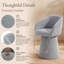 Tabourets de bar rembourrés modernes Everly, ensemble de 6-850427651-850427676