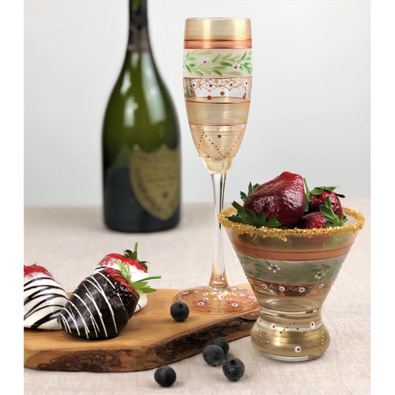 Guirlande mosaïque 7 oz. Verre cosmos, Or