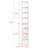 8-Tier Media Tower Rack, CD DVD Slim Storage Cabinet With Adjustable Shelves, Tall Narrow Bookcase Display Bookshelf For Home Office,Multi-Functional Double-Decker Bookcase-564350005