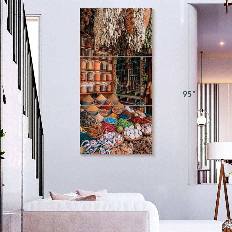 Spice Shop, 80" H x 39" W
