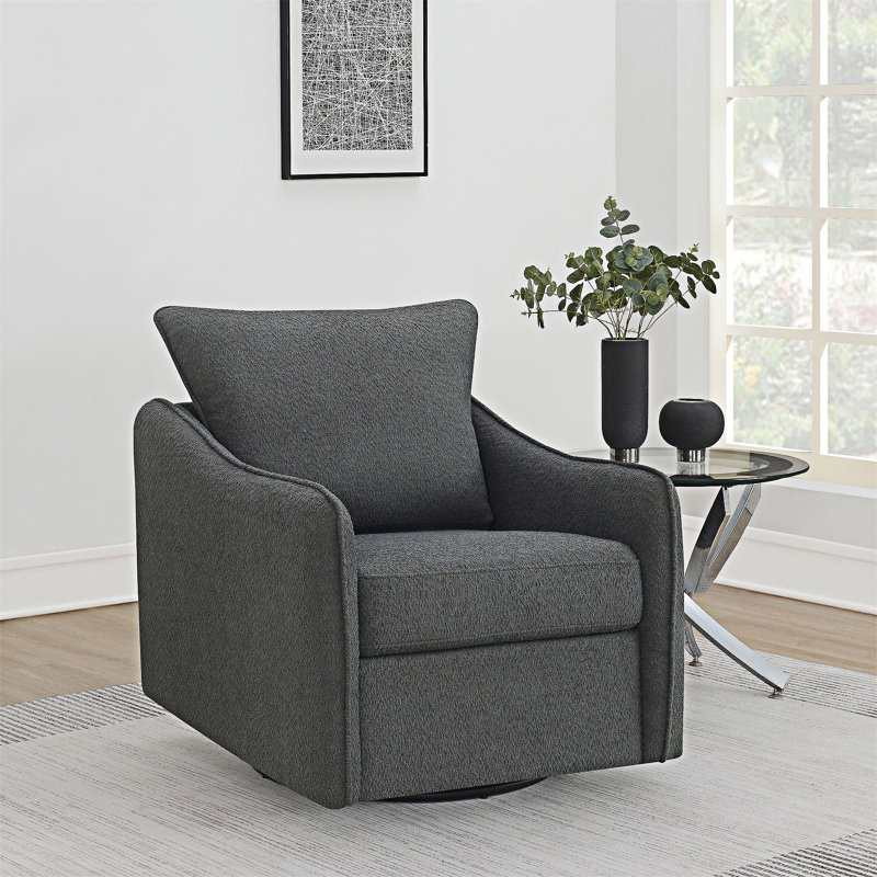 Chaise pivotante, Gris anthracite