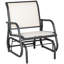 Fauteuil oscillant Outsunny (excluant la table)