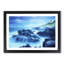 Lighthouse on a Hill with Seascape - Picture Frame Painting Print-55582492-55582490