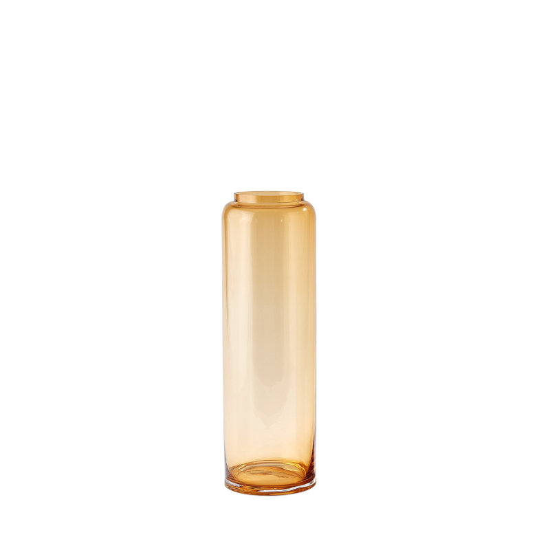 Vase Datum - Caramel-Lg, H 23,25 po x l 7,25 po x P 7,25 po
