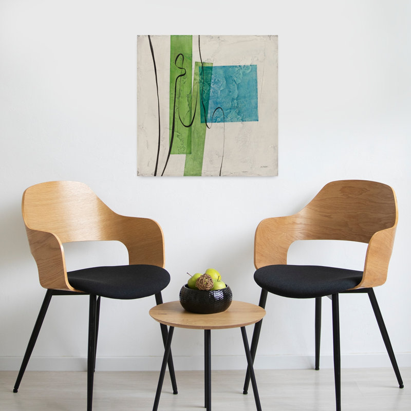 Harmonie I, art moderne abstrait, H 24 po x l 24 po