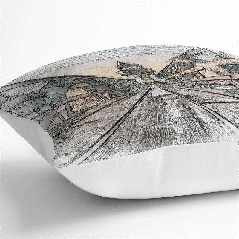 Square Cushion, 55cm H x 55cm W x 20cm D, White