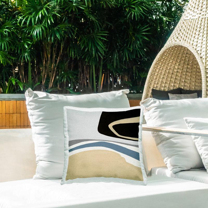 Abstract Outdoor Throw Pillow