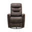 Fauteuil inclinable brun pivotant-1501240196