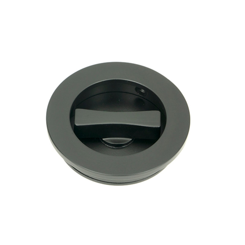 Door Accessory, 6cm H x 6cm W x 1.3cm D, Matt Black
