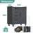 29.5” Wide Wheeled Removable Garage Storage Cabinet with Four Drawers for Partitioned Storage - Adjustable Shelf and Easy Movement
