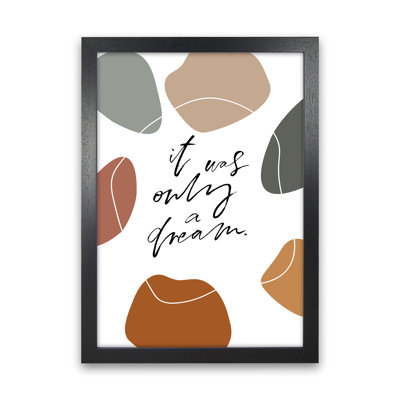 It Was Only a Dream Abstract Shapes 1 Piece Wall Art