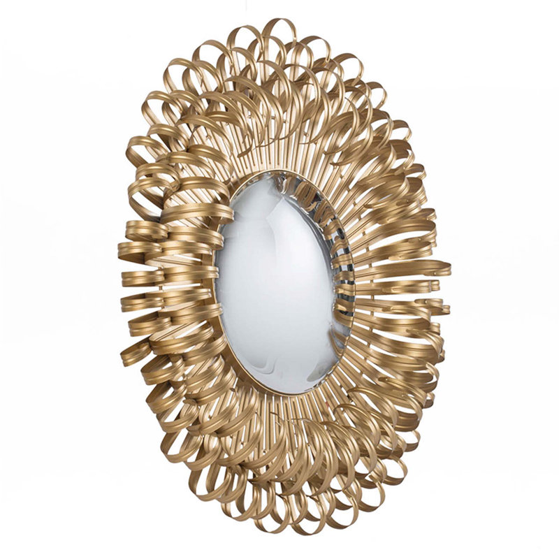 27" In Sunburst Design Wall Mirror Decorative