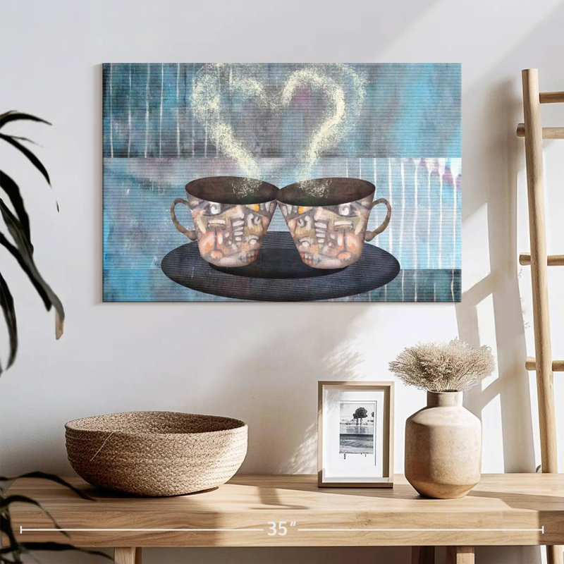 Yarlin Coffee For Two, 16" H x 24" W