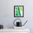 Pixel Leaves I -Framed Print-321940836-321940841