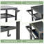 Table de barbecue extérieure à 3 tablettes, chariot de barbecue extérieur avec roulettes, table de four à pizza et table de préparation des aliments, table Blackstone avec crochet de réservoir de propane, support de barbecue pour plaque chauffante B