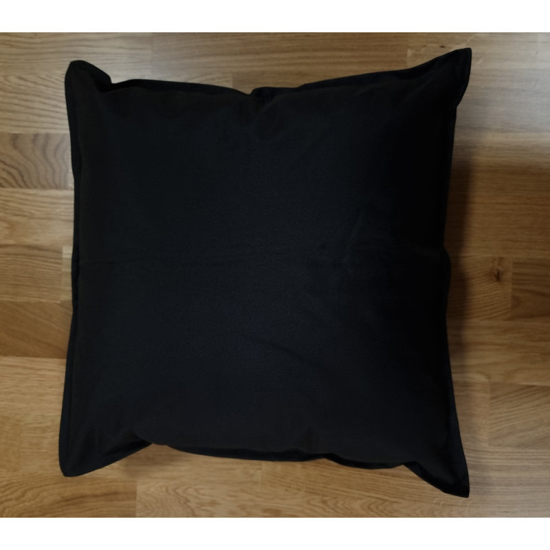 Seat/Back Cushion, 15cm H x 48cm W x 48cm D, Black