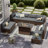 Avamay Rattan Sectional Seating Group with Cushions-1296695086-1295491803